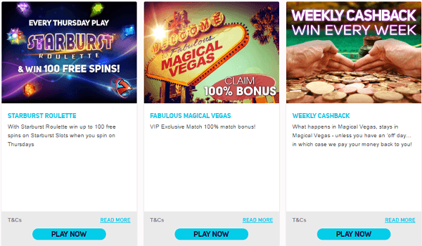 Magical Vegas Promotions