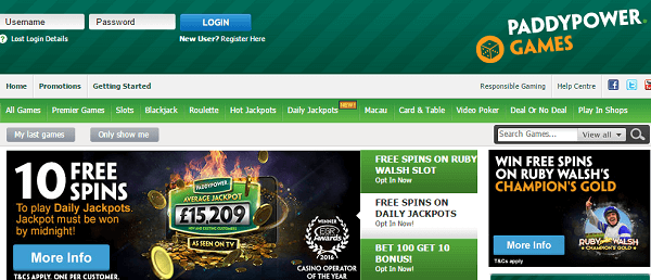paddy power casino contact number