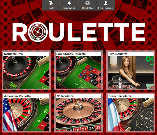 live roulette 888 casino