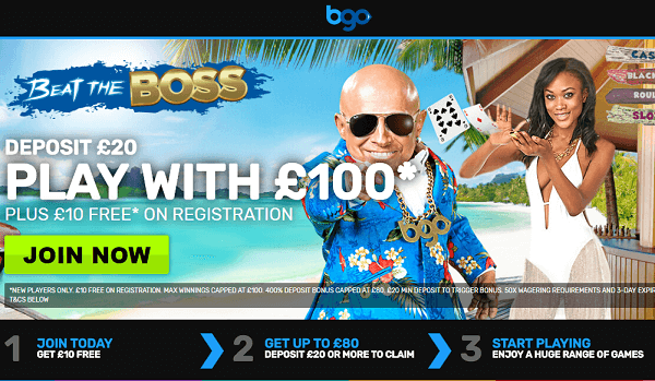 BGO Casino Deposit Bonus