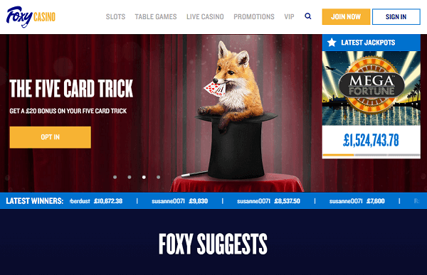 Foxy Casino Review