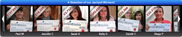 Jackpotjoy Winners