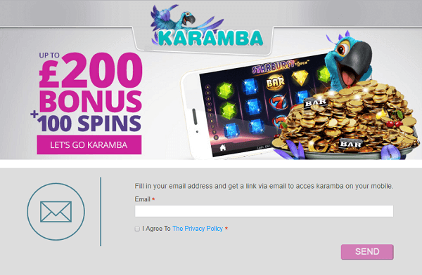 Karamba Casino Mobile Games