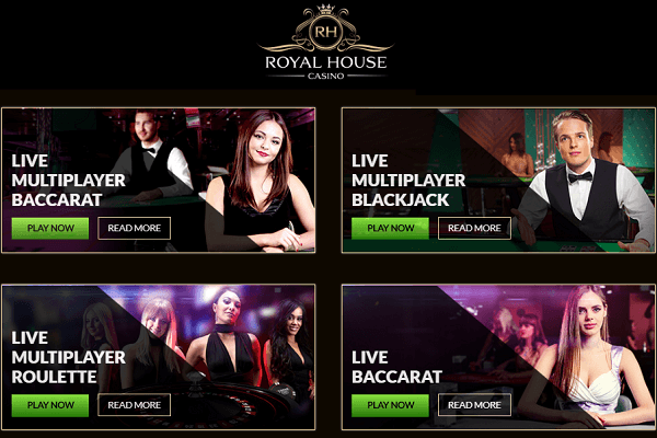 Royal House Casino Live Games